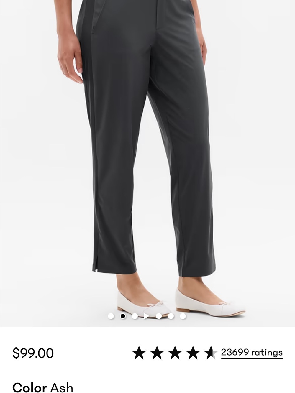 Athleta Brooklyn Straight-Leg Pants in Black